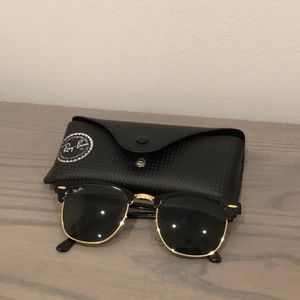 black and told raybans